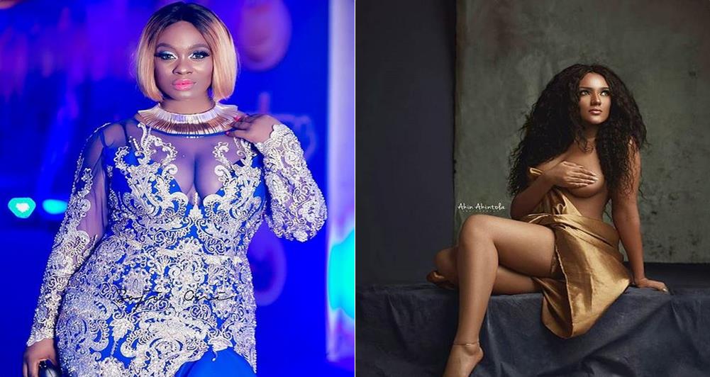 Fans slam Gifty for exposing her boobs in topless photos, Uriel defends her