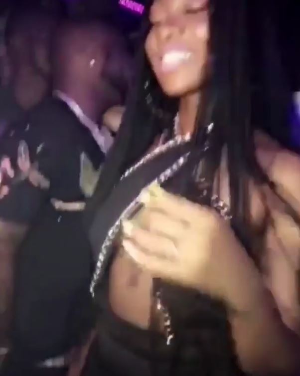 Another female fan gets a Davido tattoo on her chest (Video)