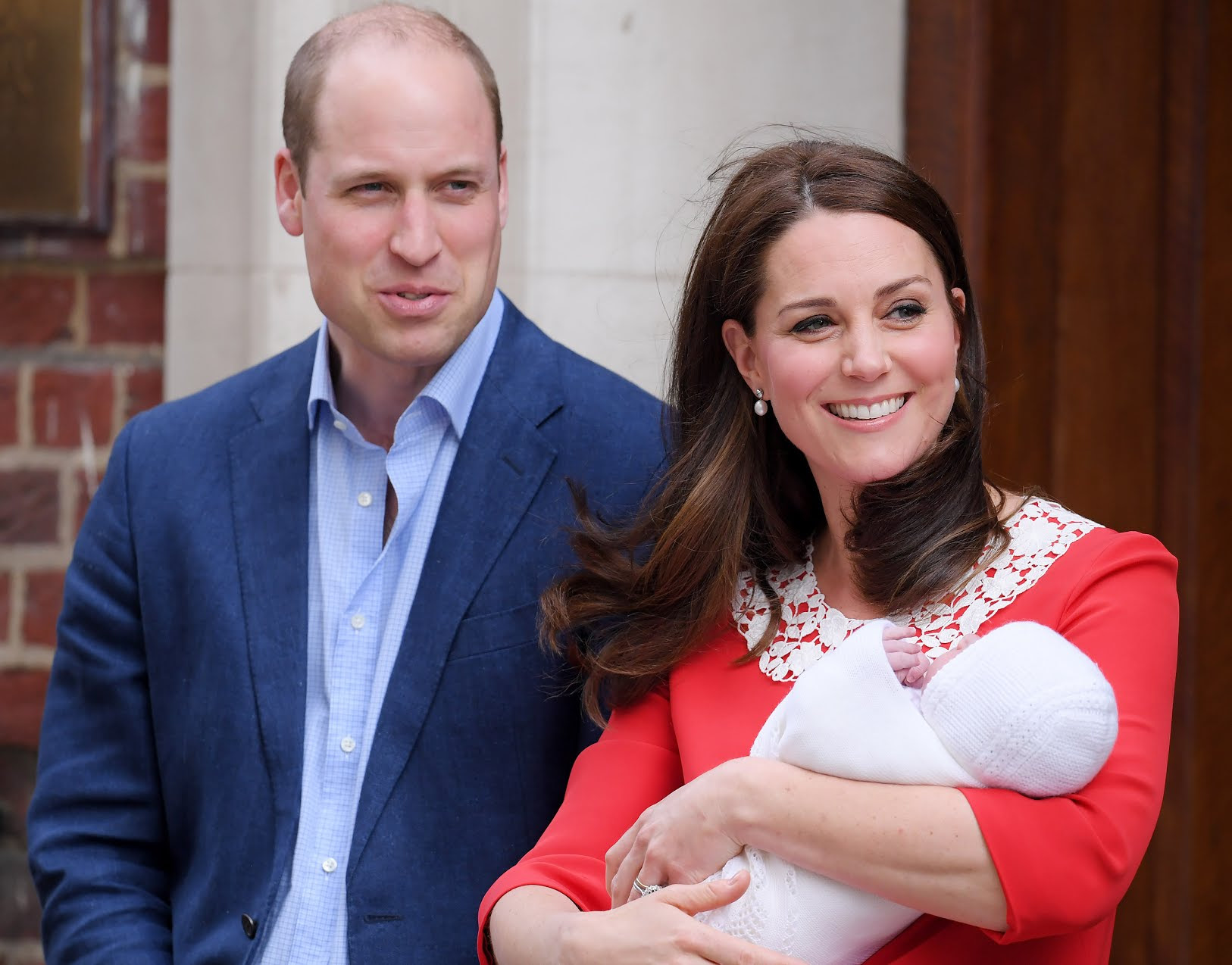 Kate Middleton Steps Out with New Royal Baby 7 Hours After Giving Birth
