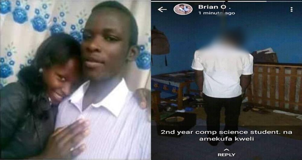 2nd year student hangs himself over a lady, shares suicide note (Photos)