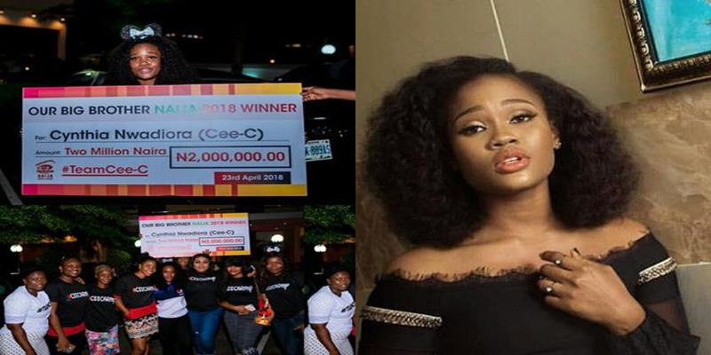 #BBNaija: 'May your Pockets be filled with blessings' - Cee-c writes a short post of gratitude to her supporters