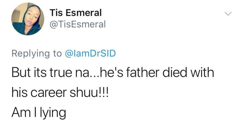 'Dr Sid is a wasted soul, his career died with his father' - Follower blasts Dr Sid, he quickly responds