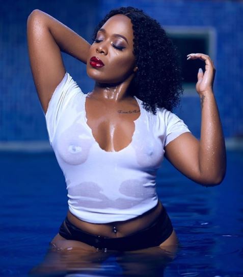 Moet Abebe Goes Braless, Flashes Tits in New Raunchy Photos