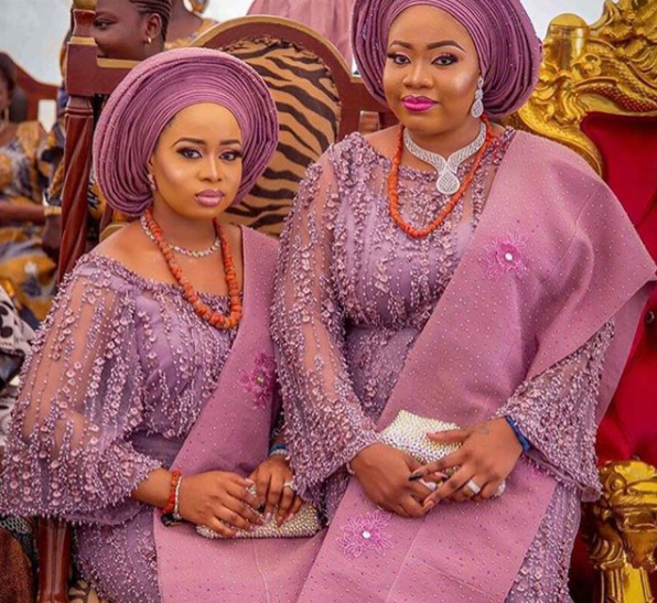 Photos of 80-year-old Alafin Of Oyo And his Oloris at the naming ceremony of their set of twins