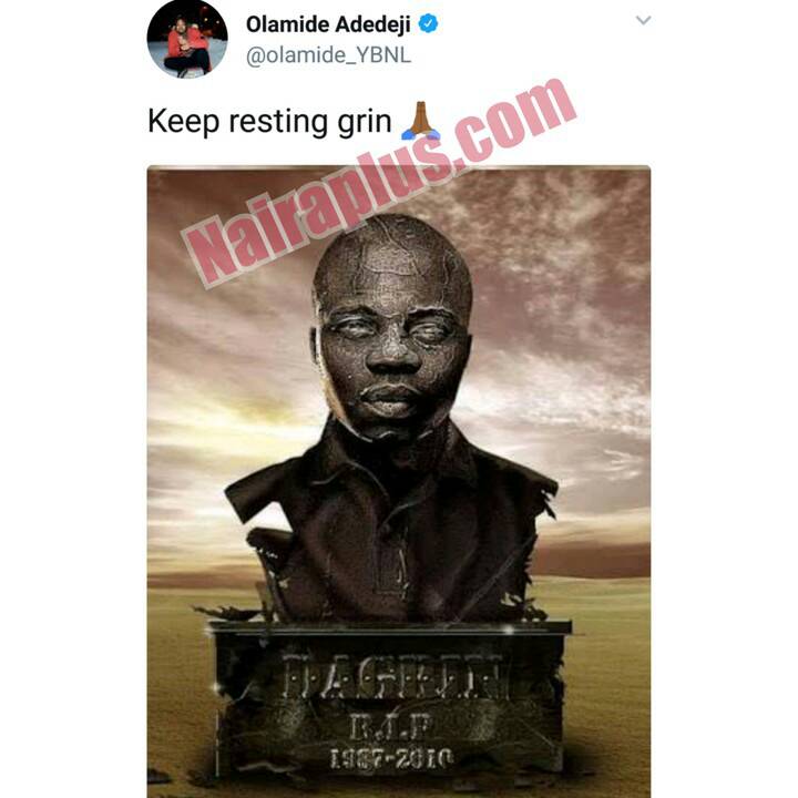 Olamide pays tribute to Dagrin ahead of his 8th years remembrance