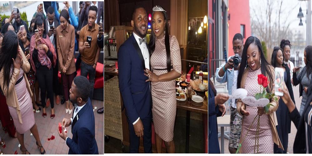 Man Takes Girlfriend To Where They Had Their 1st Date, Kneels & Proposes To Her (Photos)