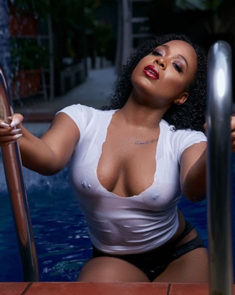 Moet Abebe Goes Braless, Flashes Tits in New Raunchy Photos