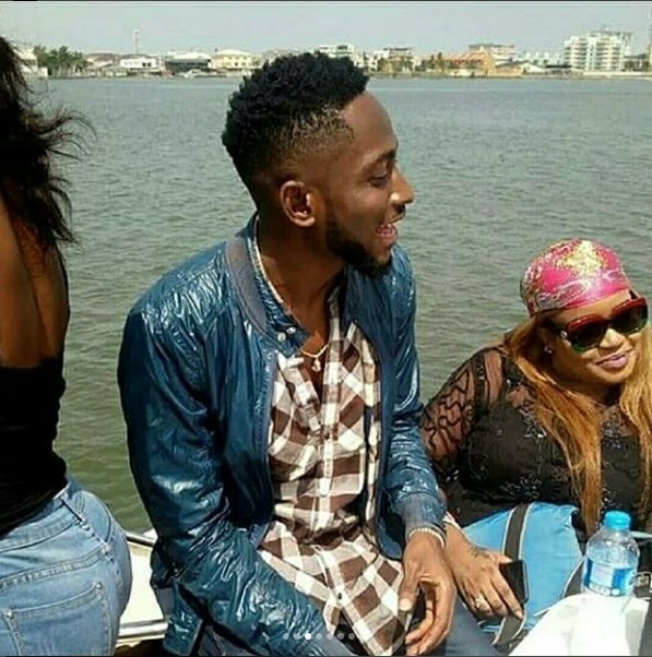 #BBNaija: Miracle Goes On Boat Cruise With His 10 Loyal Fans In Lagos (Photos)