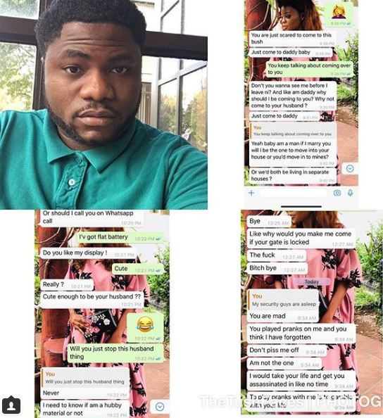 Lady raises alarm, following death threat from a man she met online