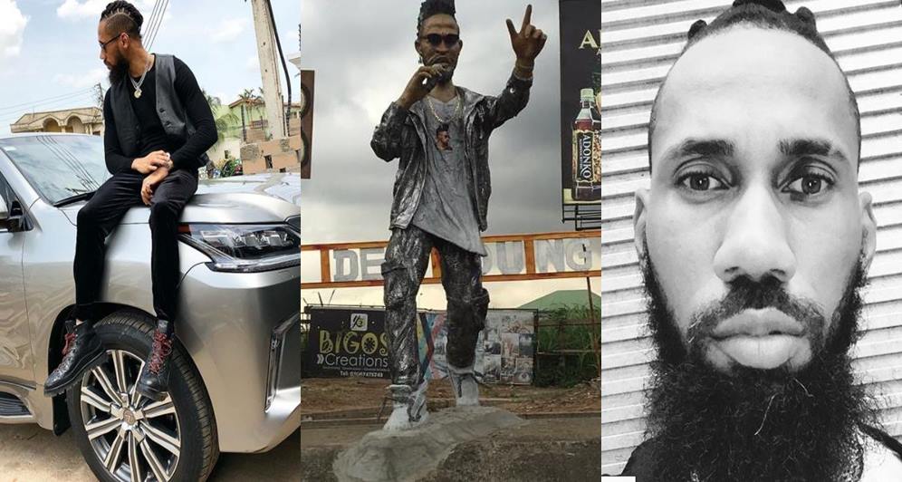 Phyno gets a statue in Eleme, Port Harcourt