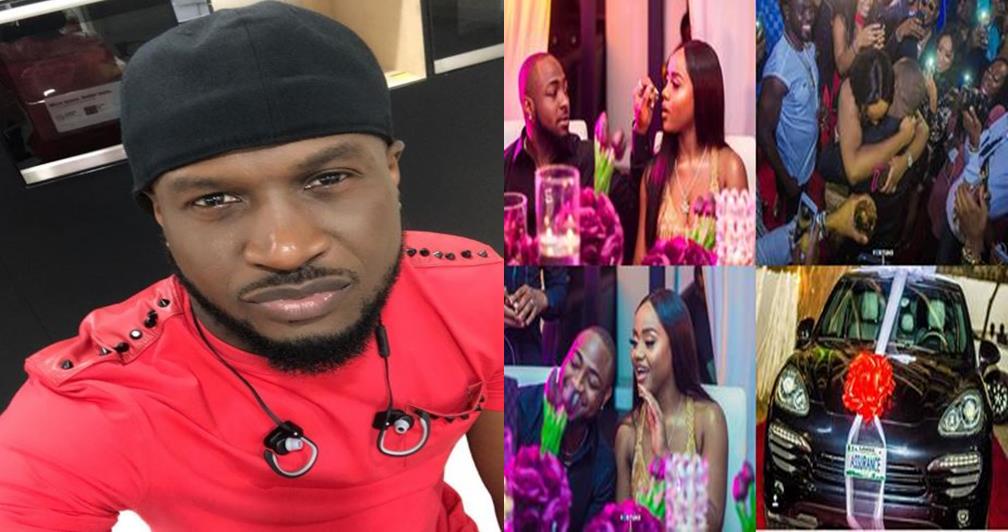 Peter Okoye applauds Davido for gifting his girlfriend Chioma, a Porsche suv