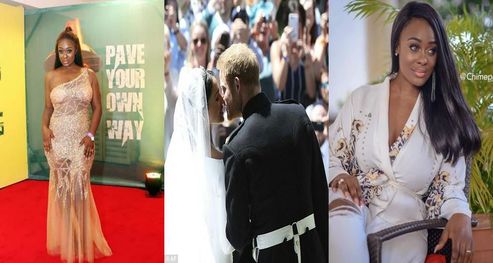 BBNaija's Uriel Oputa reacts to Meagan Markle and Prince Harry's royal wedding