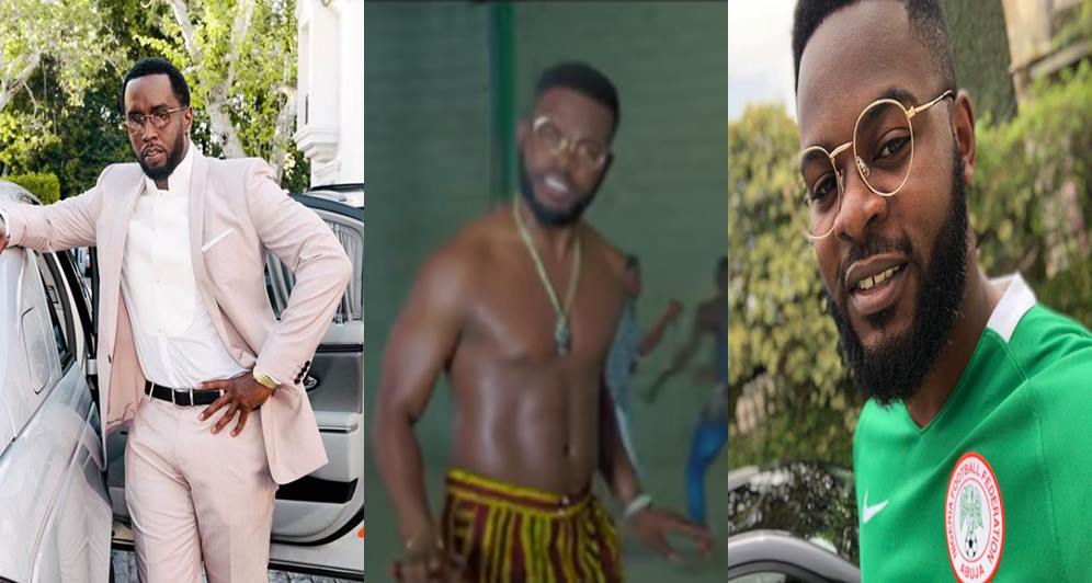 Diddy reacts to Falz's Nigerian version of "this is America"