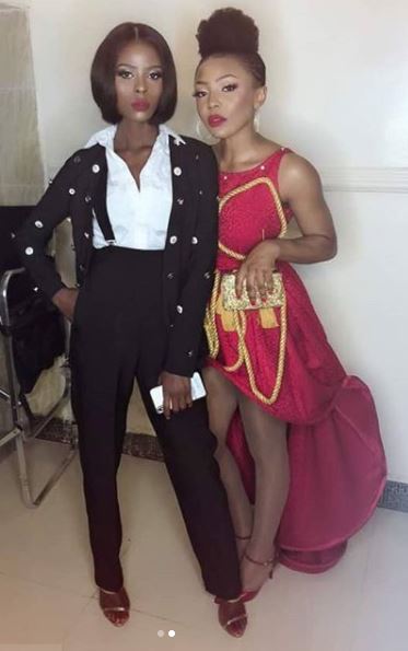 #BBNaija: Ifu Ennada fires back at those who criticized her outfit to the 2018 Headies, backs Khloe (Photos)