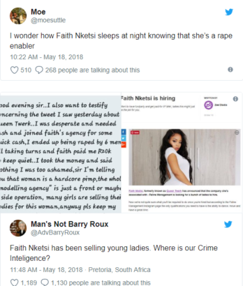 Davido's ex-girlfriend Faith Nketsi exposed as an alleged hard-core pimp who lures young women