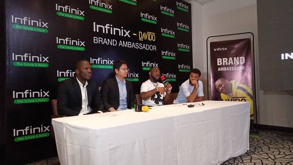 Davido Becomes Brand Ambassador For Infinix Smartphone