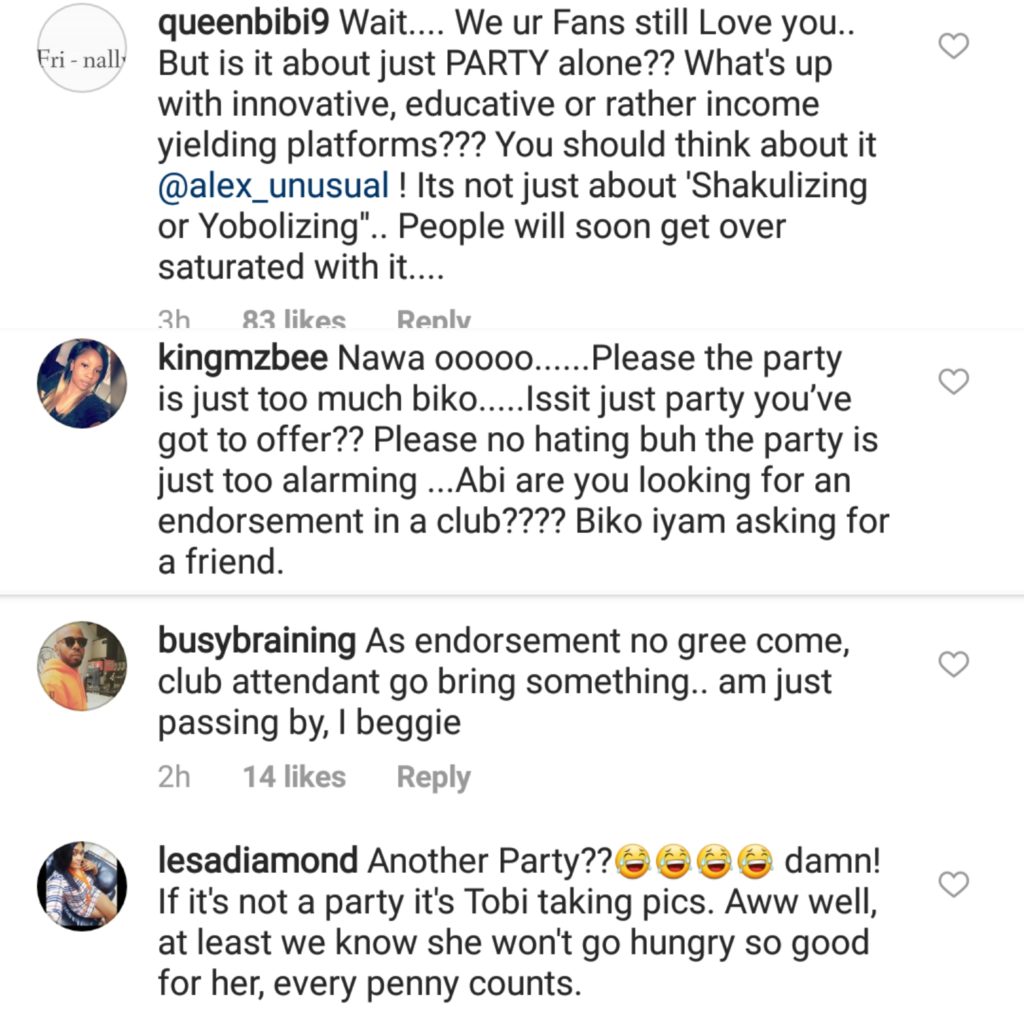 Party Again?- Fans drag Alex for promoting 'shakulized' party