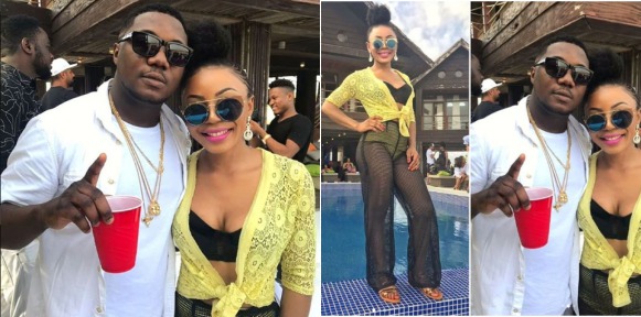 #BBNaija: Ifu Ennada and CDQ reconcile, pictured together at his birthday party