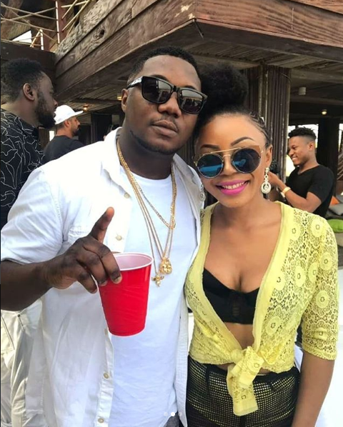 #BBNaija: Ifu Ennada and CDQ reconcile, pictured together at his birthday party