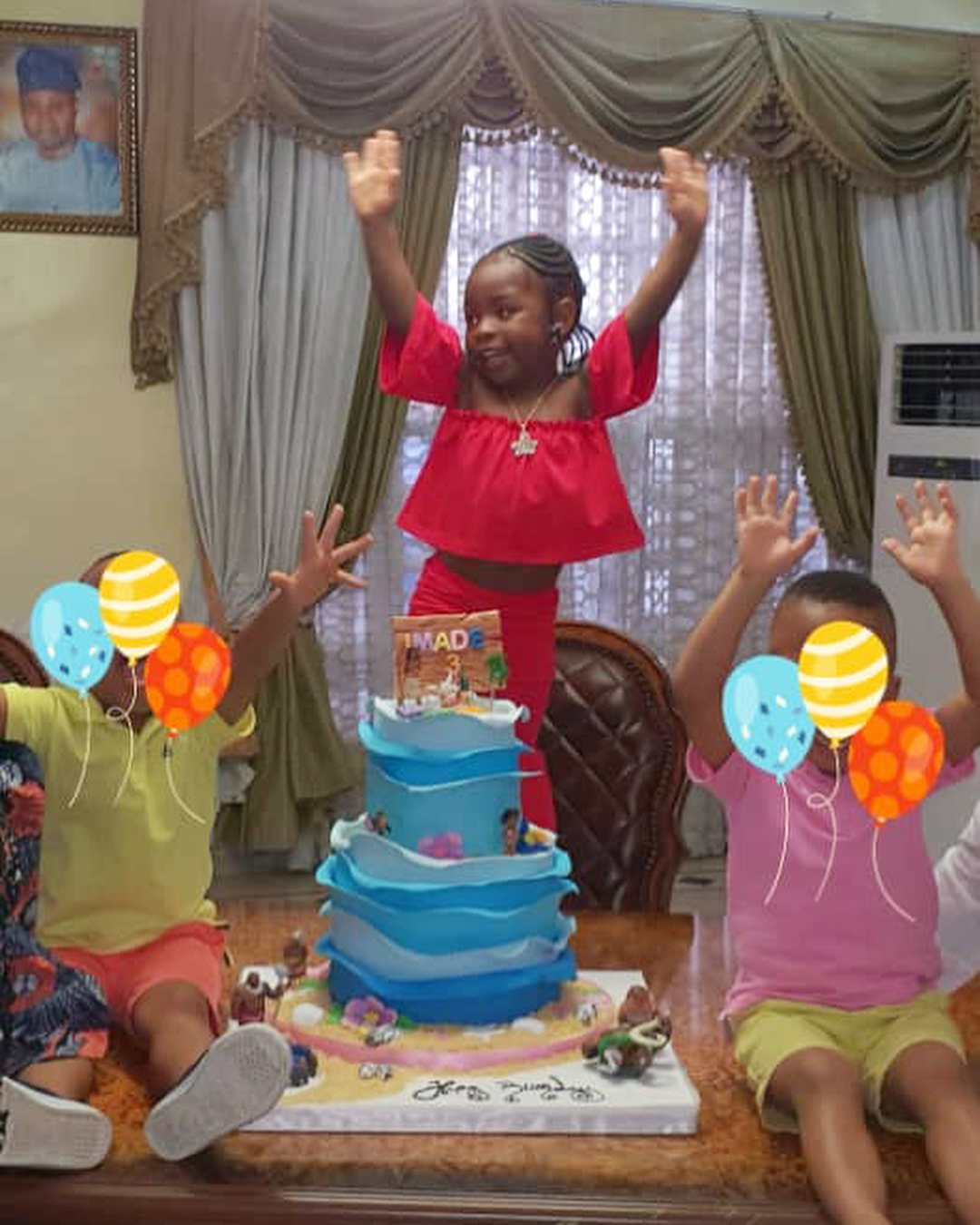 Adorable photos from Davido's daughter, Imade's 3rd birthday