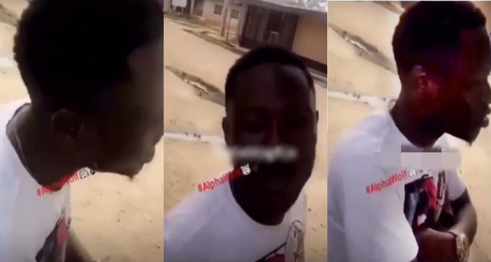 My son must do 'yahoo yahoo' - Young Nigerian dad, Speaks (Video)