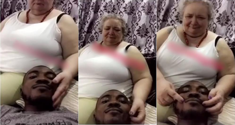 Nigerian man shows off his 'white plus sized wife', as he taunts EFCC (Video)