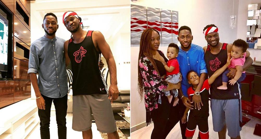 BBNaija winner, Miracle Ikechukwu visits Paul Okoye (Photos)