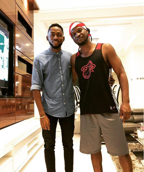 BBNaija winner, Miracle Ikechukwu visits Paul Okoye (Photos)