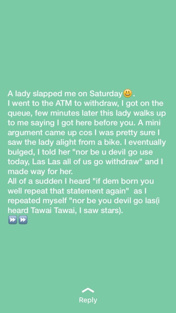 See How A Nigerian Man Reacted after A Lady Slapped Him on ATM queue