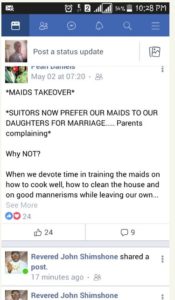 'Suitors now prefer our maids to our daughters for marriage' - Nigerian Parents cries out