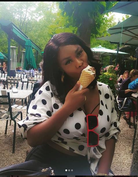 Actress Daniella Okeke blasts a follower who trolled on her vacation photos