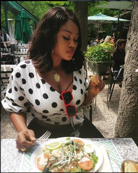 Actress Daniella Okeke blasts a follower who trolled on her vacation photos