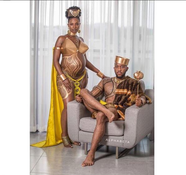 Couple set the internet on fire with their maternity photoshoot (Photos)