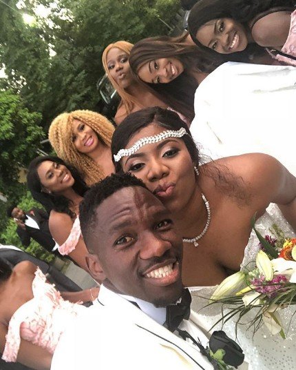 Photos from the white wedding of Super Eagles player, Kenneth Omeruo, in Istanbul