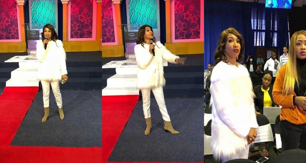 Tonto Dikeh ministers to over 7,000 members of ECG Church in South Africa