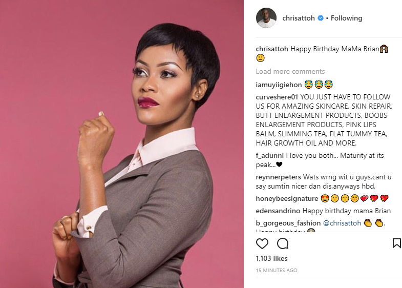 Chris Attoh celebrates ex-wife Damilola Adegbite on her birthday