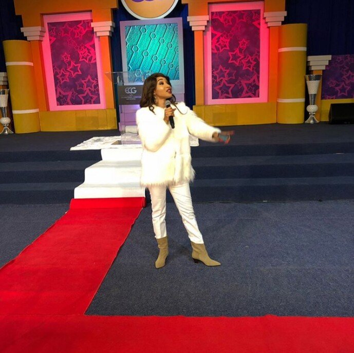 Tonto Dikeh ministers to over 7,000 members of ECG Church in South Africa