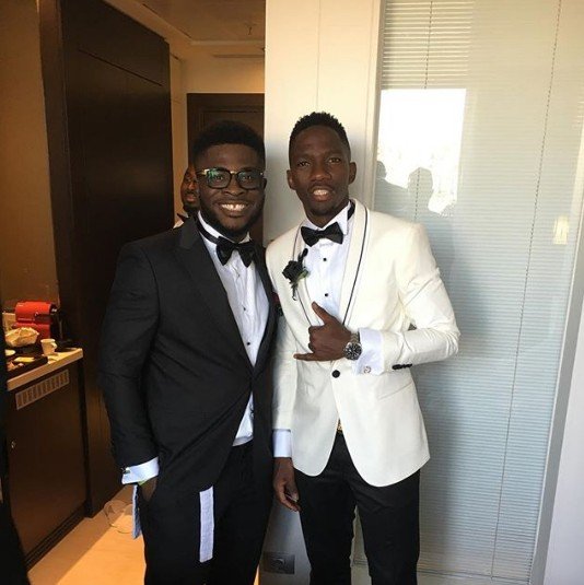 Photos from the white wedding of Super Eagles player, Kenneth Omeruo, in Istanbul