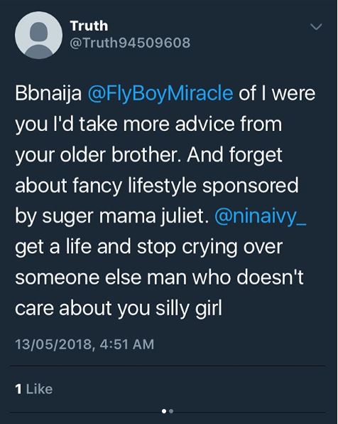 Sugar-mummy Rumour: Twitter users blast BBNaija's winner Miracle