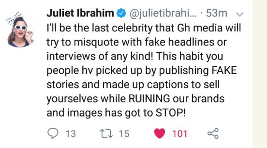 Did Juliet Ibrahim Call Iceberg Slim An Animal? Read her posts