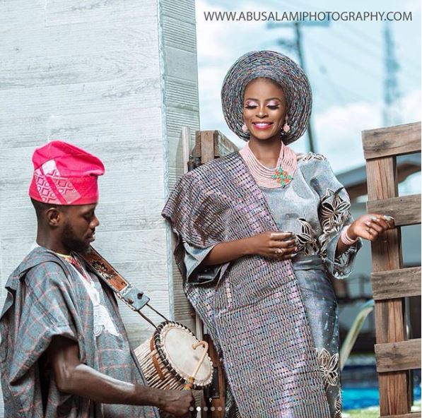 #BBNaija: Khloe Stuns In Native Attire And Make-up Photos