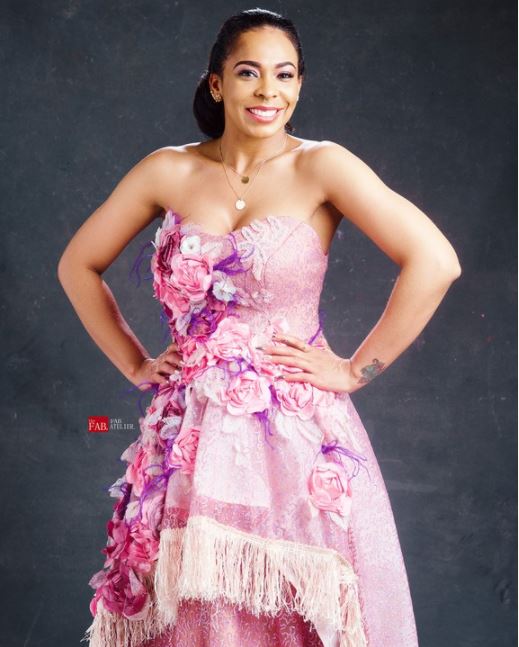 TBoss Dazzles In Pink Off Shoulder Dress (Photos)