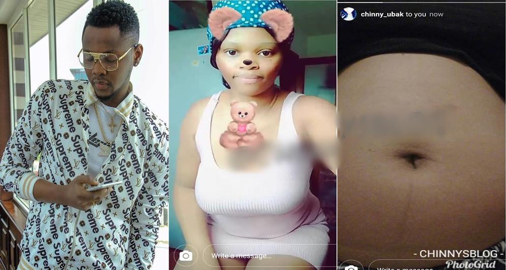 BabyMama Calling: 'I am pregnant for Kizz Daniel' - Nigerian Lady claims, shares baby bump (Photos)