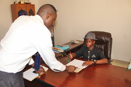 14-year-old SS1 Student Assumes Office As Commissioner In Bayelsa State (Photos)