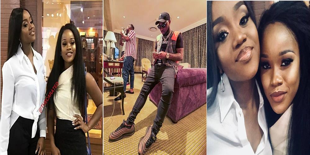 Davido Reacts to Viral Photos of Girlfriend, Chioma And Cee-C