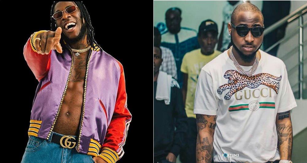 Davido slams fan who called him a kid for flaunting his wealth, Burna boy reacts