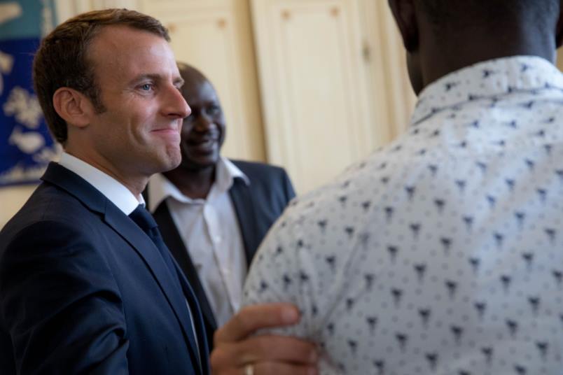 France President Grants The African Migrant Who Climbed 4 Storey To Save A Child, French Citizenship