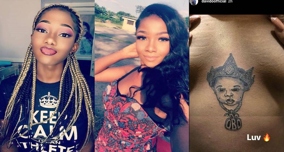 Nigerian Lady who tattooed Davido on her chest reportedly goes missing