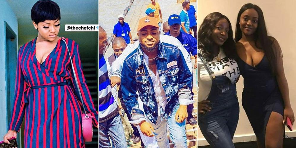 Fans React As Davido's Girlfriend, Chioma Steps Out In Braless Outfit (Photo)