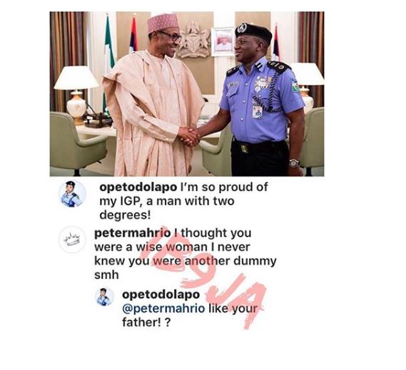 IGP Idis 'Transmission' Message: Drama between police PRO Badmus and a troll